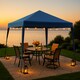image 2 of Pop Up Gazebo 2m x 2m Outdoor Garden Marquee Tent Easy Up With Carry Bag