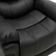 image 6 of Madison Dual Motor Electric Rise Recliner Bonded Leather Lift Chair (Black)