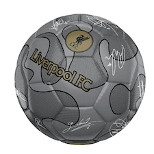 Liverpool FC Signature 32 Panel Football - Silver - 5