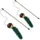 image 1 of 2PK Cat Kitten Christmas Gift Christmas Acorn Teaser Interactive Chaser Play Toy