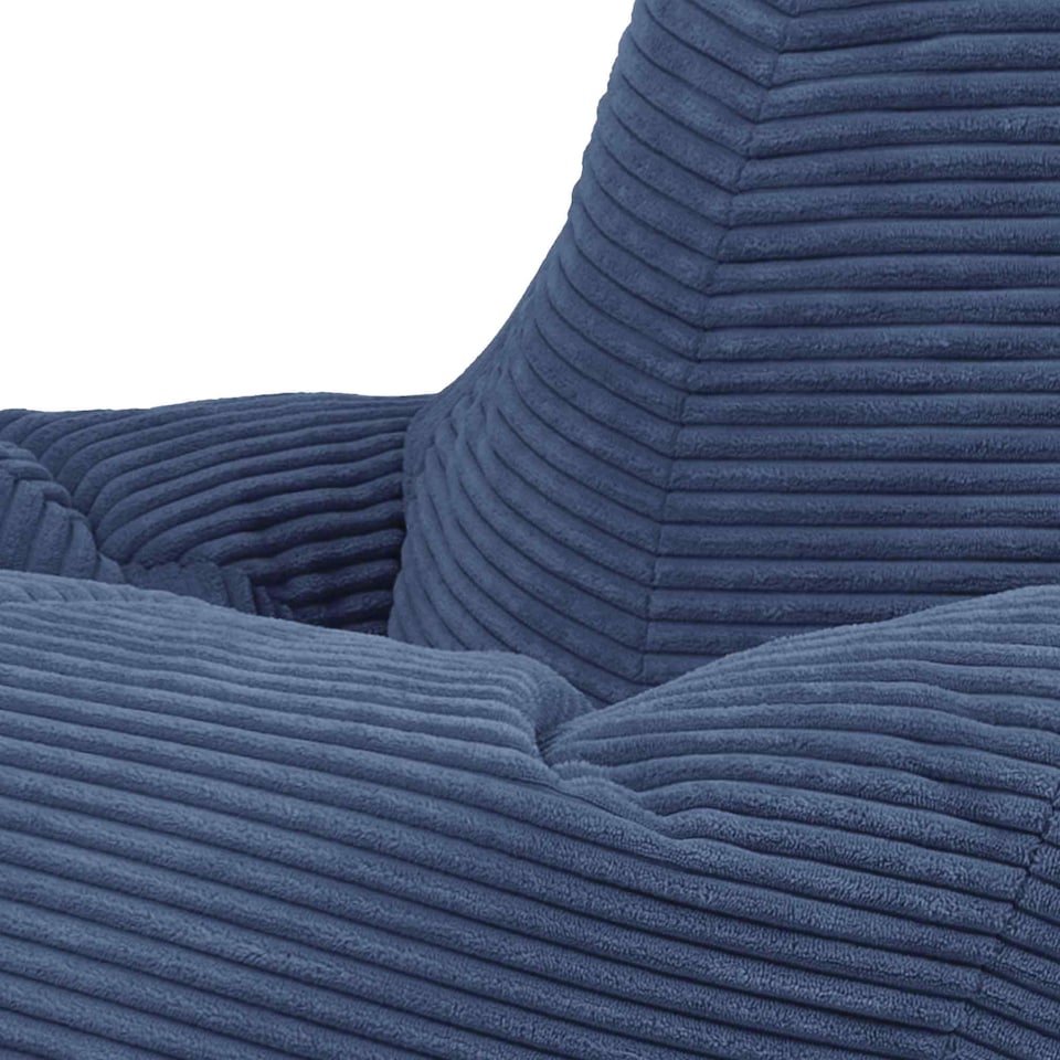 image 1 of icon Dalton Corduroy Recliner Bean Bag, Denim Blue