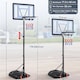 image 3 of Yaheetech Portable Basketball Hoop 170.5-230.5 cm Hoop Height Adjustment Black