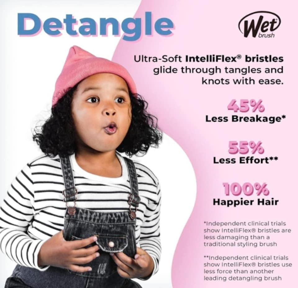 image 1 of WetBrush Shine Enhancer Brush, Intelliflex & Boar, Black