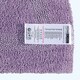 image 3 of Homescapes Luxury Reversible Round Bath Mat - Lilac Purple