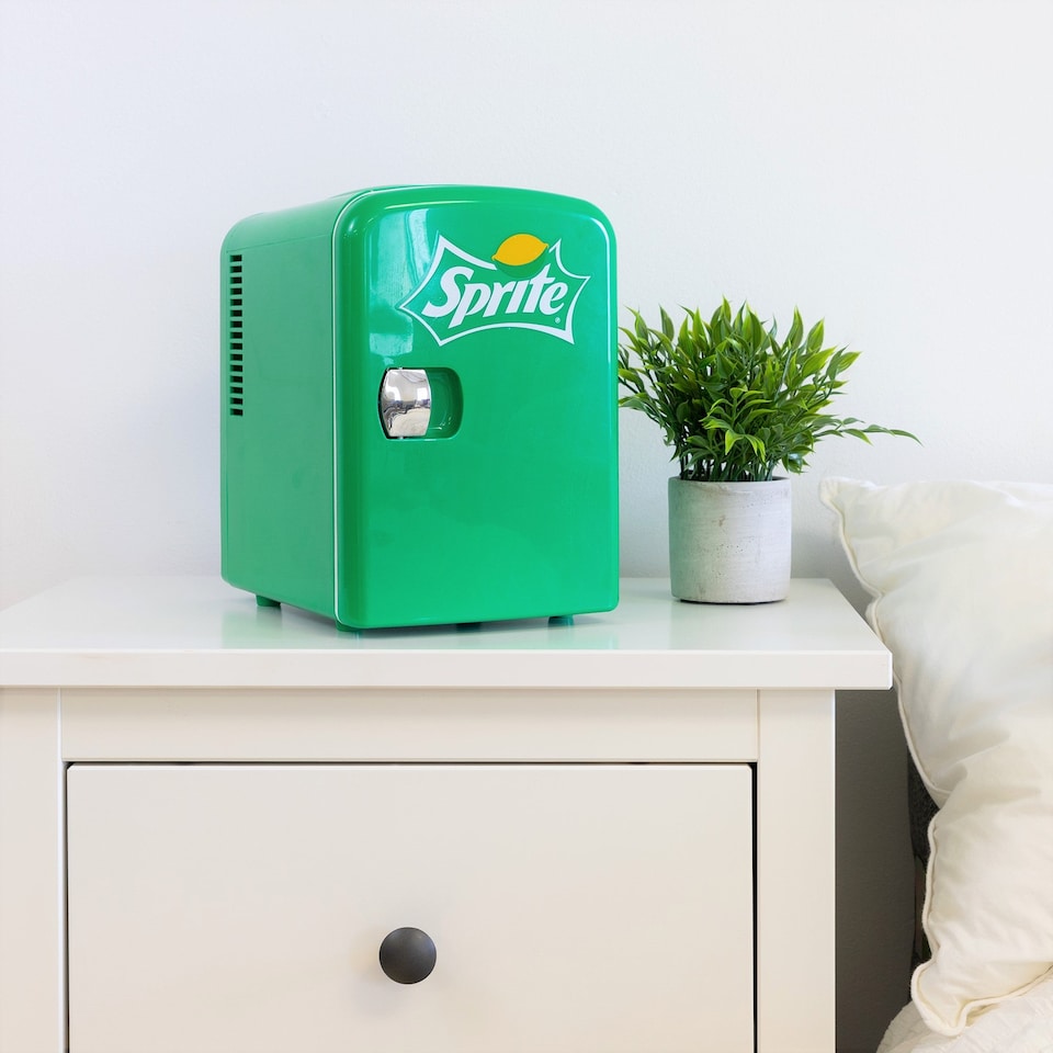 image 1 of Coca-Cola Sprite 4L Cooler/Warmer 12V DC 230V AC Mini Fridge, Green