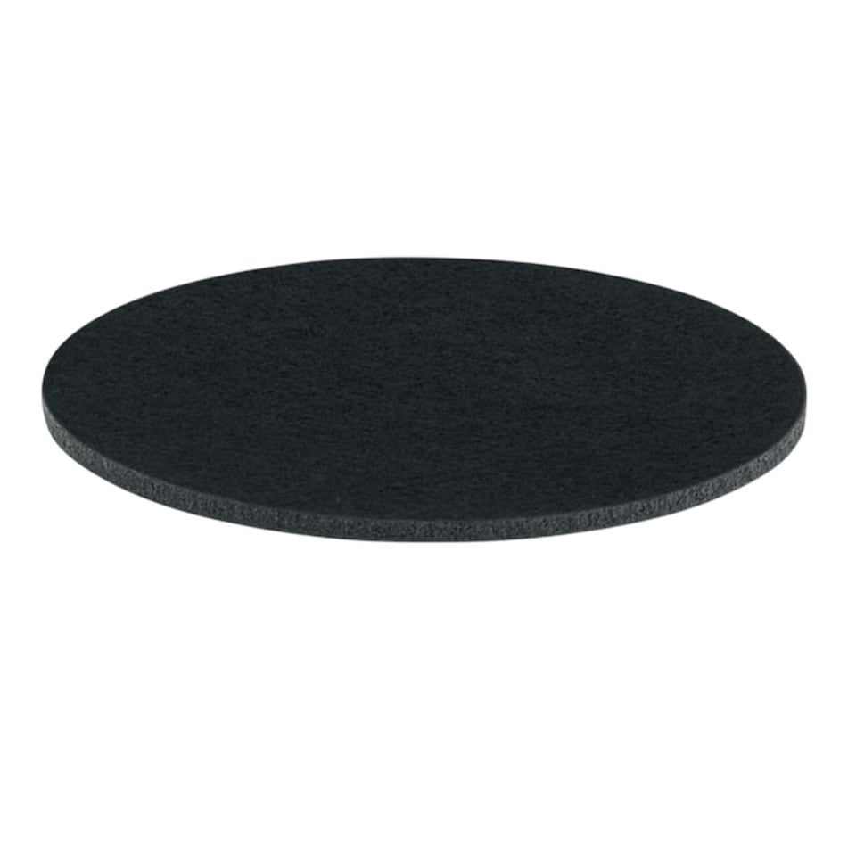 image 1 of MidOcean Feltster RPET Felt Round Coaster - Black - One Size