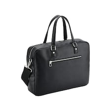 Quadra Tailored Luxe Briefcase - Black - One Size (UTRW10021)