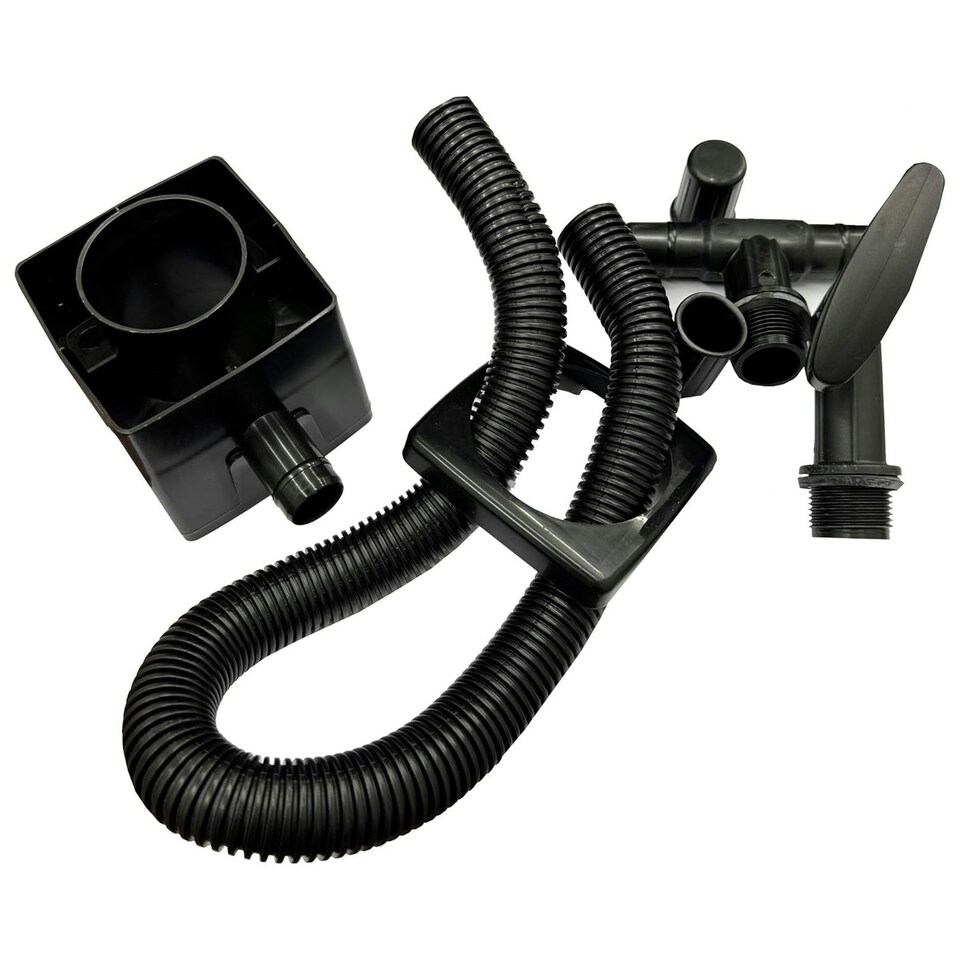 image 1 of 100L Strong Traditional Black Barrel Design Water Butt Rain Water Collector Including Lid, Tap, Stand & Filler Kit