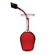 image 2 of Upside Down Wine Glass Clear