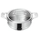 image 1 of Stellar Premium Steamer Insert With Glass Lid