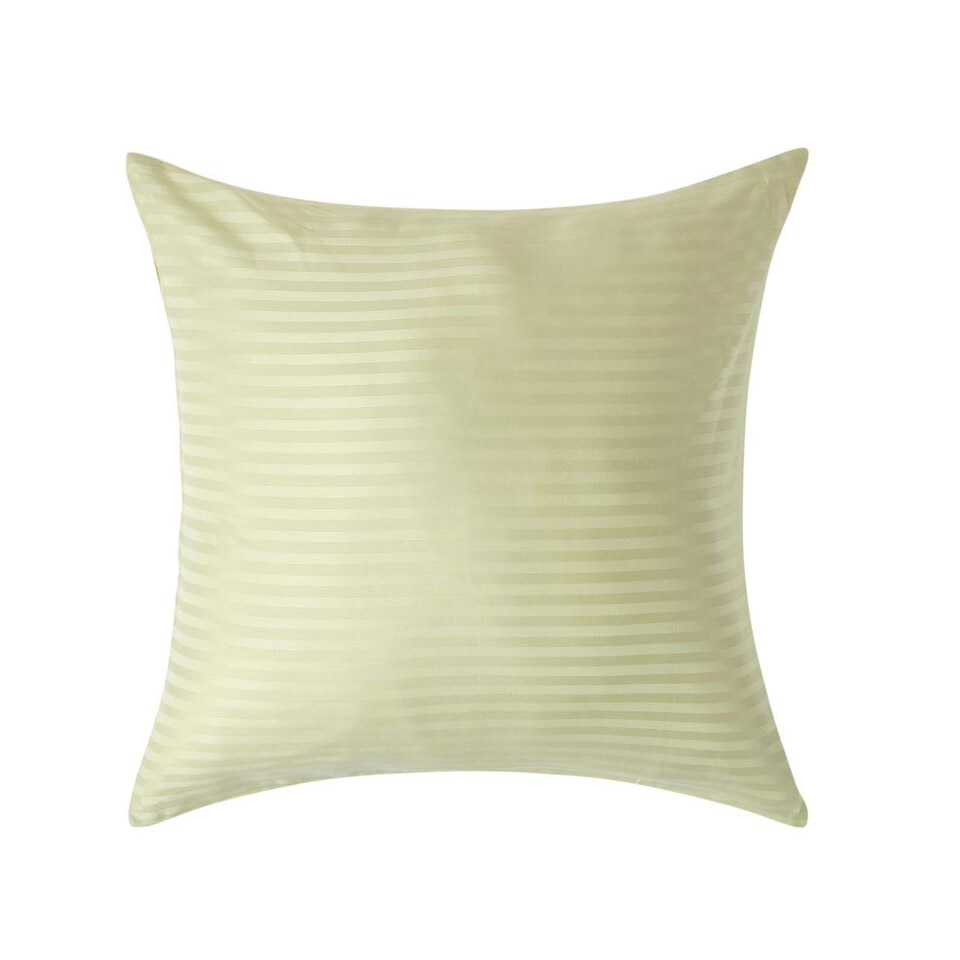 image 1 of Homescapes Sage Green European Size Egyptian Cotton Pillowcase 330 TC - 60 x 60 cm Green