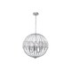 image 4 of Noemi Polished Chrome & Crystal Ceiling Pendant