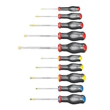 Facom Protwist Screwdriver Set, 10 Piece SL/PH/PZ