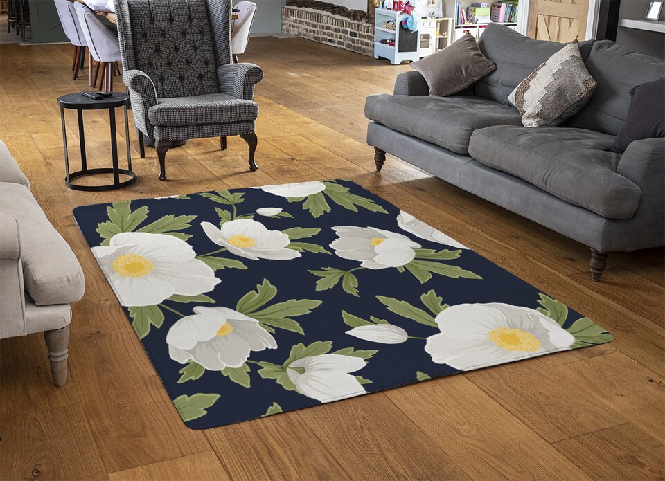 image 1 of Winter Rose Designer Rug | Multi