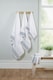 image 2 of Azure Stripe Cotton Hand Towel Set of 2, 50x80cm