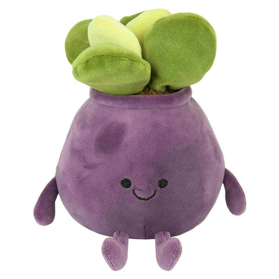 image 1 of Potted Plants Soft Toy Cute Plushie Huggable Cuddly Stuffed Toy 20cm Purple