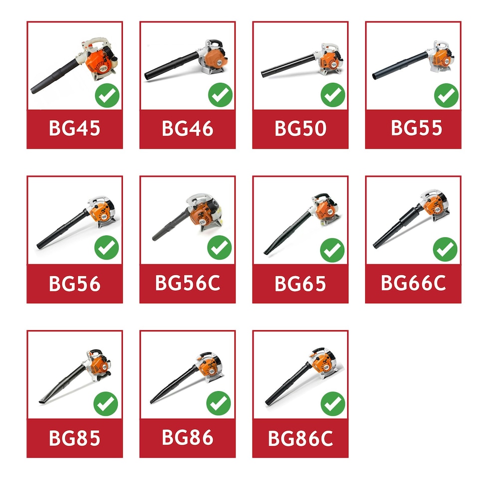 image 1 of SPARES2GO Fuel Filler Cap for Stihl BG45 BG46 BG50 BG55 BG56 SH55 SH56 SH85 SH86 Leaf Blower