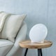 image 2 of ValueLights Daylight Gifting Dimmable Matte White Sad Lamp and Integrated LED 15W White Mix 6500K Bulb