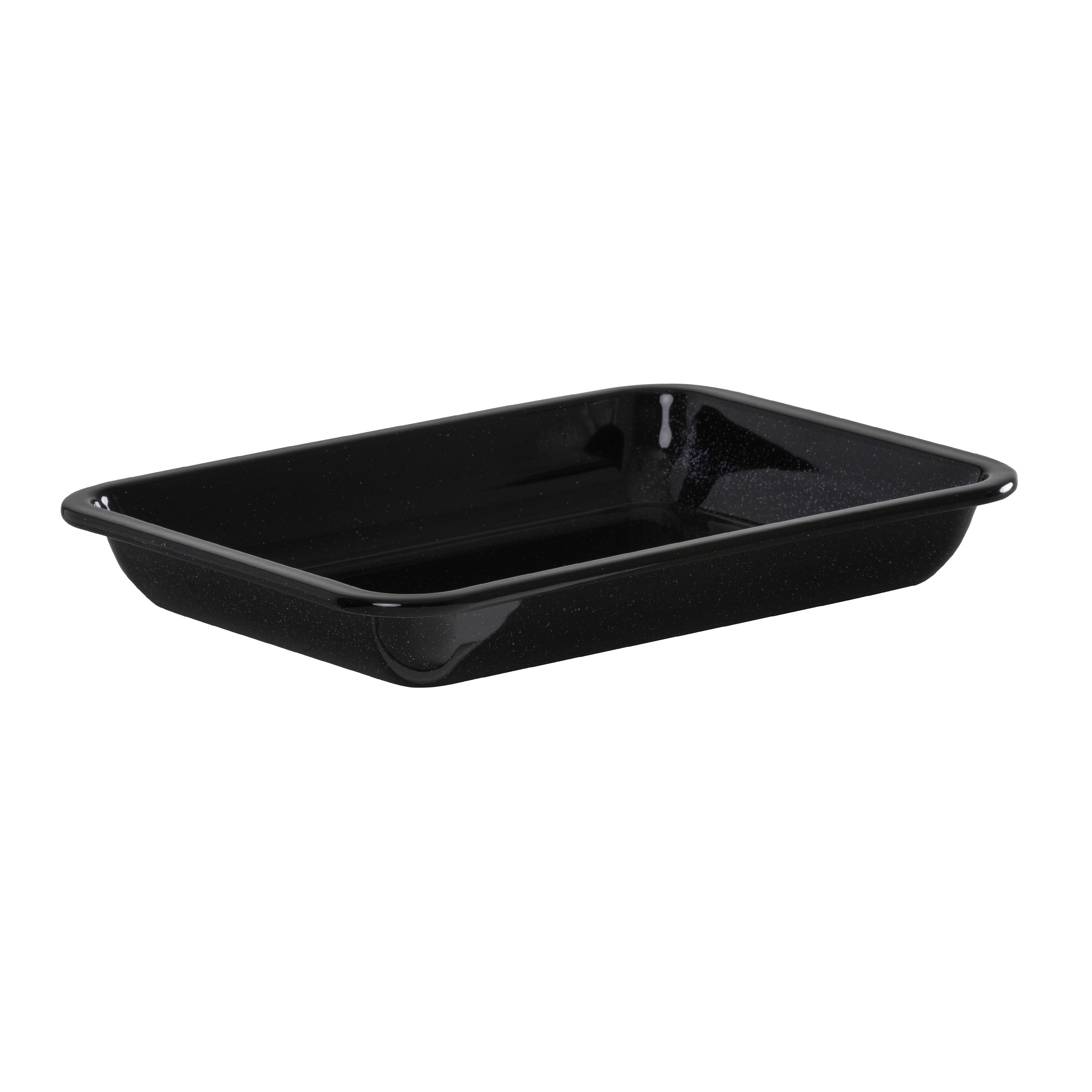 BetterWare PFAS-Free Classic Enamel 31cm Roasting Tin Heavy Duty Carbon Steel Roaster with Vitreous Enamel Coating Easy Clean Bakeware for Meat, Veget