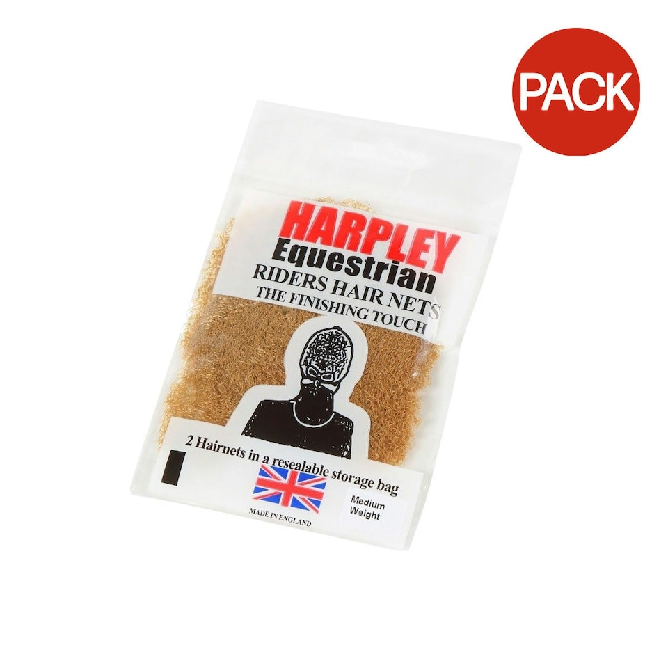 Equi-Net Womens/Ladies Harpley Hair Net (Pack of 2) - Medium Brown - One Size Brown