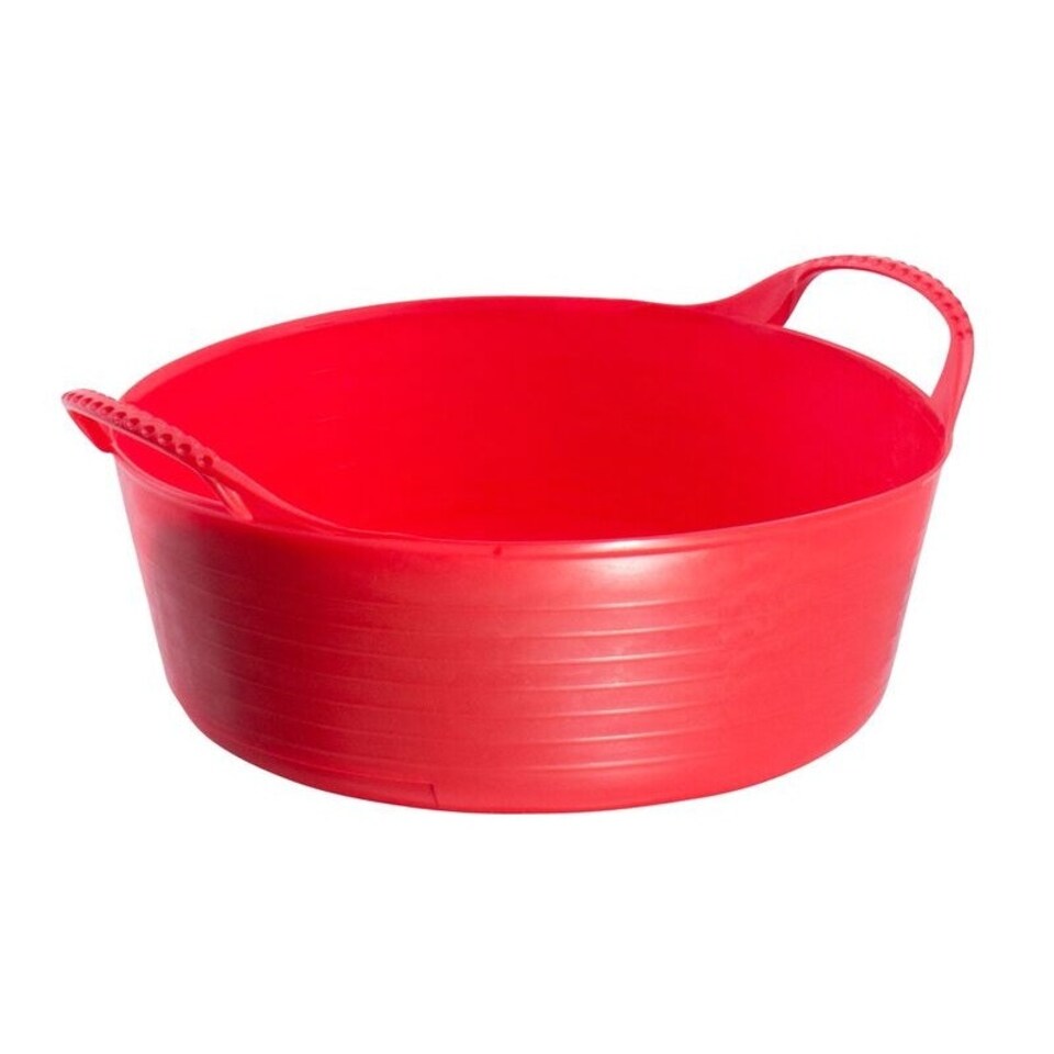 Red Gorilla Mini Flexible Shallow Tubtrug - Red - 5 litres