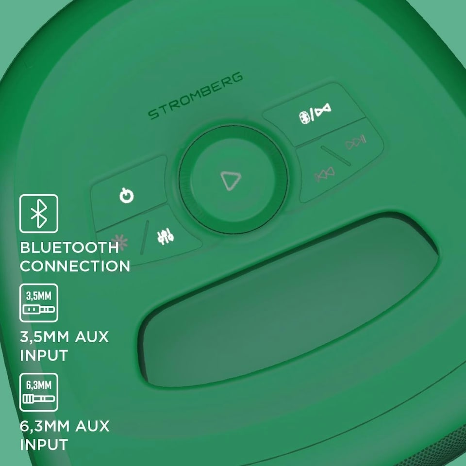 image 1 of Stromberg Chunk Portable Bluetooth Speaker with Microphone