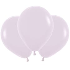 Pastel Matte Lilac Biodegradable Latex Balloons 45cm / 18 in - Pack of 25