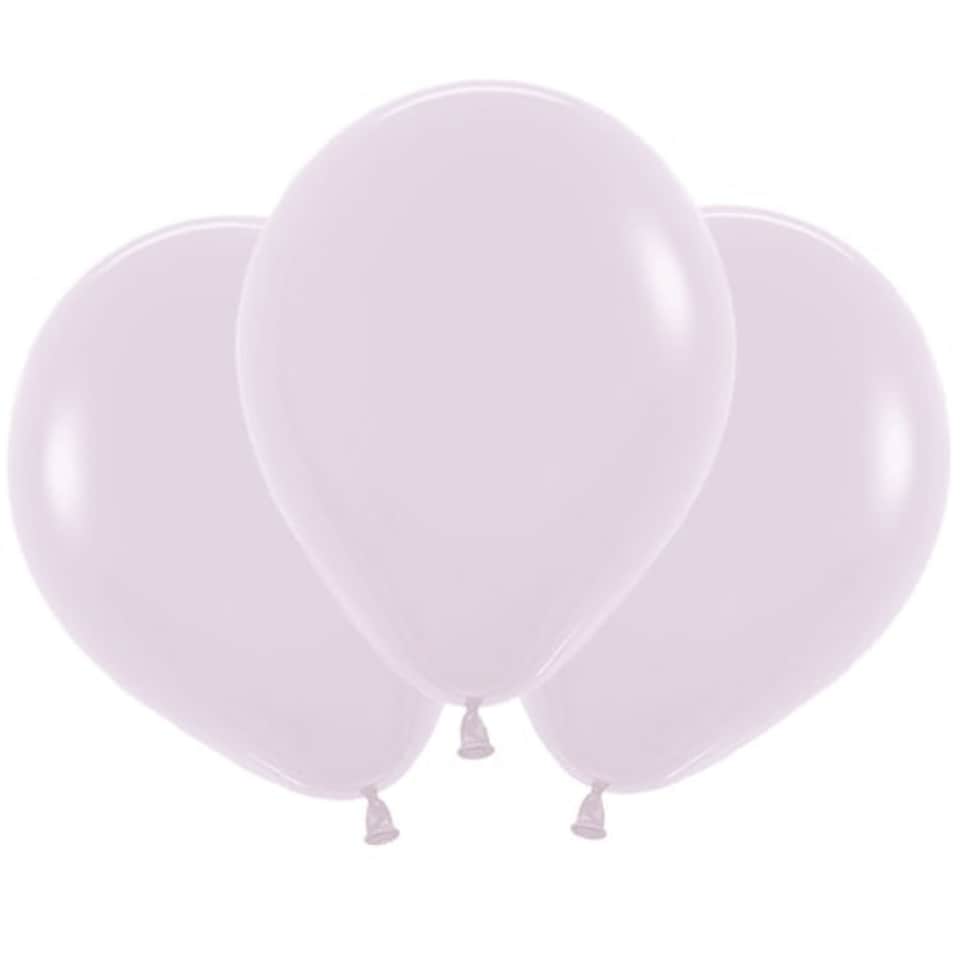 Pastel Matte Lilac Biodegradable Latex Balloons 45cm / 18 in - Pack of 25