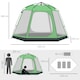image 5 of Outsunny 6 Person Camping Tent 2-Tier Pop-up Tent w/ Portable Carry Bag