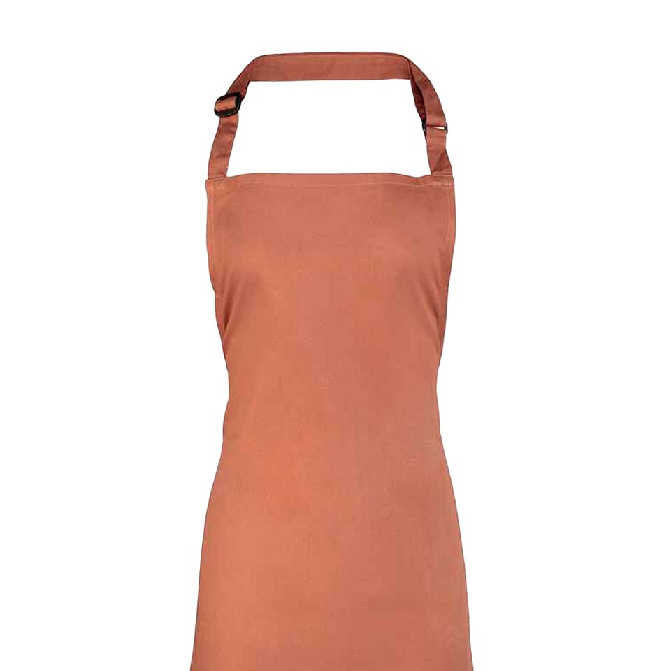 image 1 of Premier Unisex Adult Colours Full Apron | Brown | Chestnut | One Size | 1