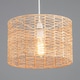 image 3 of BHS Jute Easy Fit Light Shade, Natural