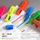 image 3 of Pack of 4 Multi Colour Highlighter Pens