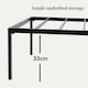 image 6 of MCC Direct Metal Bed frame King Size 5ft Black Metal Mattress base Florence