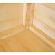 image 3 of Sun Pent 10 x 6 Feet Single Door with Eight Windows Dip Treated Wooden Garden Potting Shed Brown