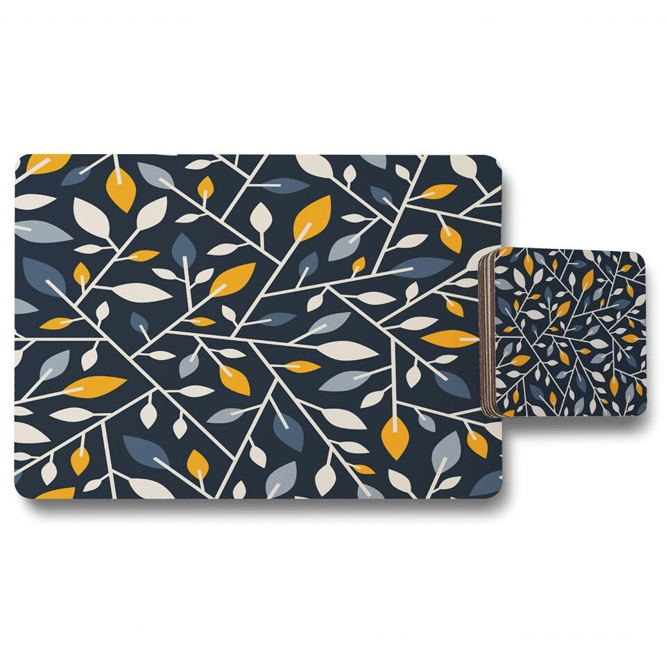 Geometric abstract (Placemat & Coaster Set)