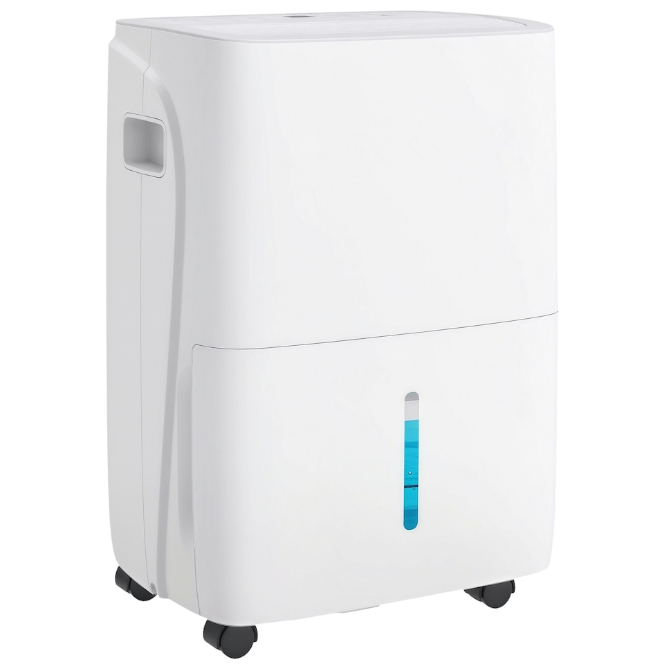 image 1 of HOMCOM 30L/Day Dehumidifier for Home, with Auto-Clean Filter, 24H Timer