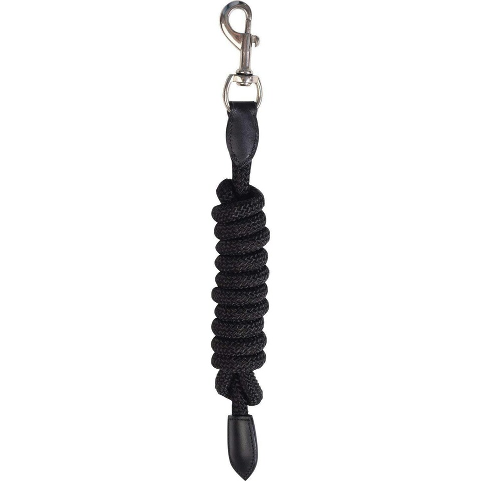 Kincade Leather Lead Rope - Black - 2m