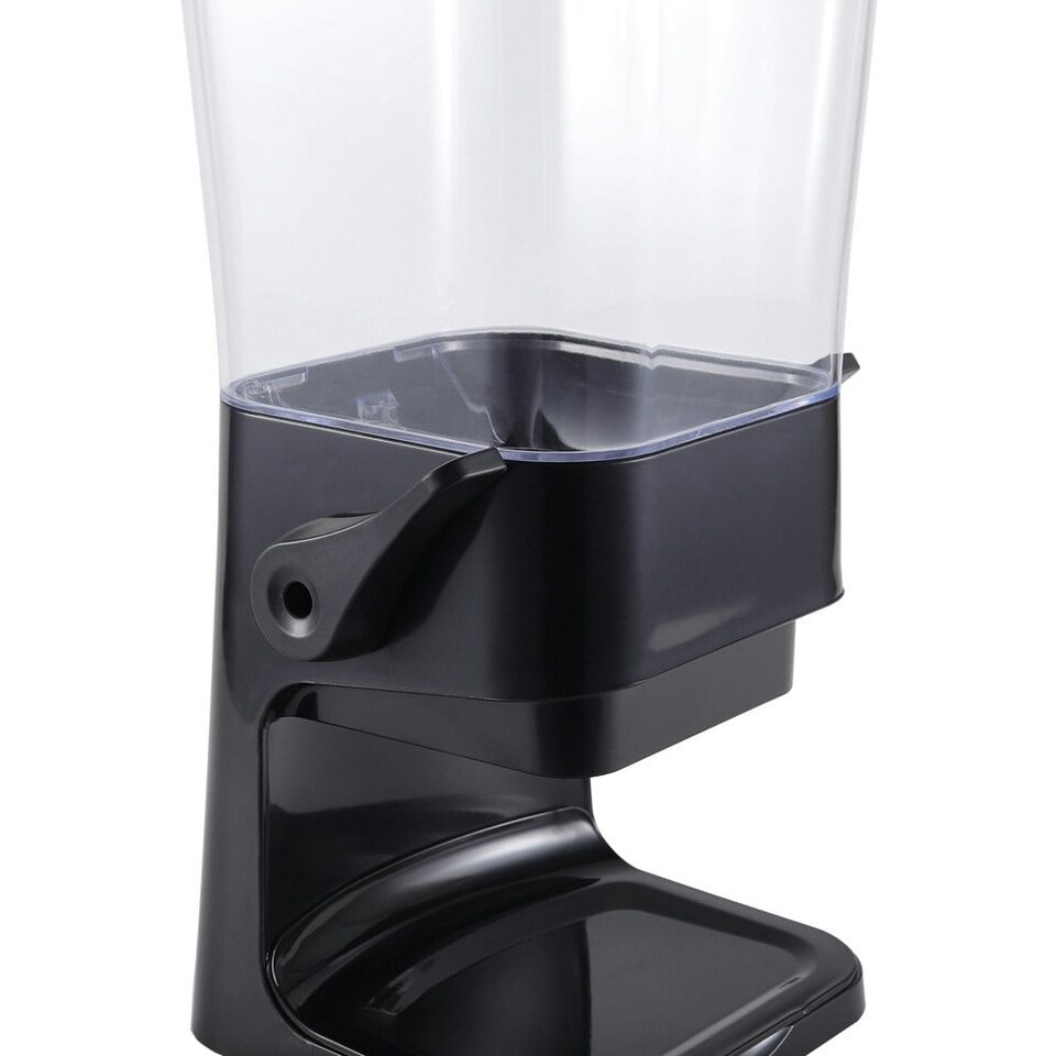 image 1 of Living and Home Cereal and Nut Storage Dispenser, Black