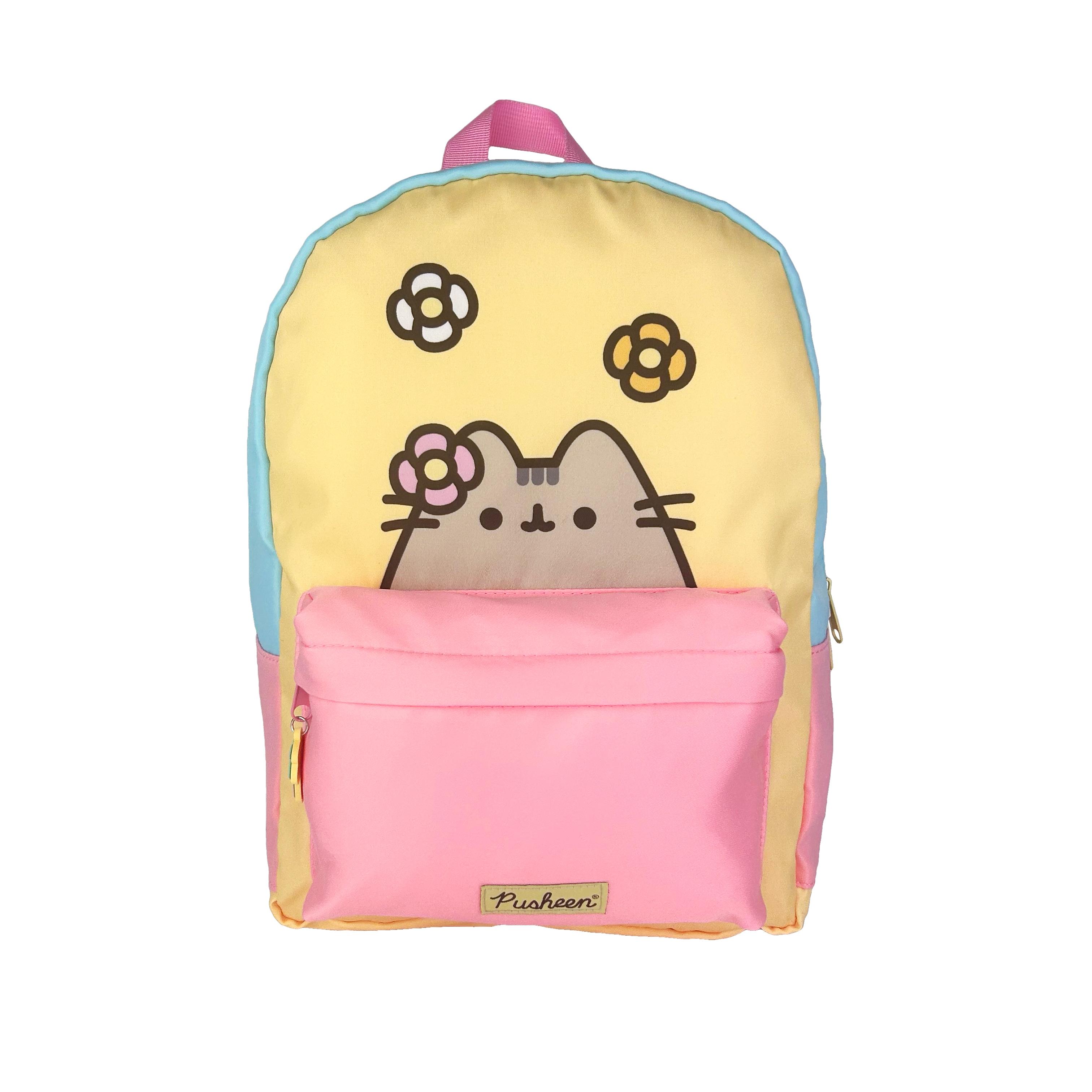 Pusheen Kids School Backpack with Front Zip Pocket & Adjustable Padded Straps, 36cm x 27cm