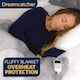 image 4 of Dreamcatcher Faux Fur Electric Heated Throw Blanket 160x130cm Light Grey | Grey | Grey | One Size | 1