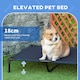 image 3 of PawHut Elevated Pet Bed with Metal Frame and Oxford Fabric with Dogs and Cats L