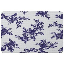 Roses Print On Polka Dots (Placemat)