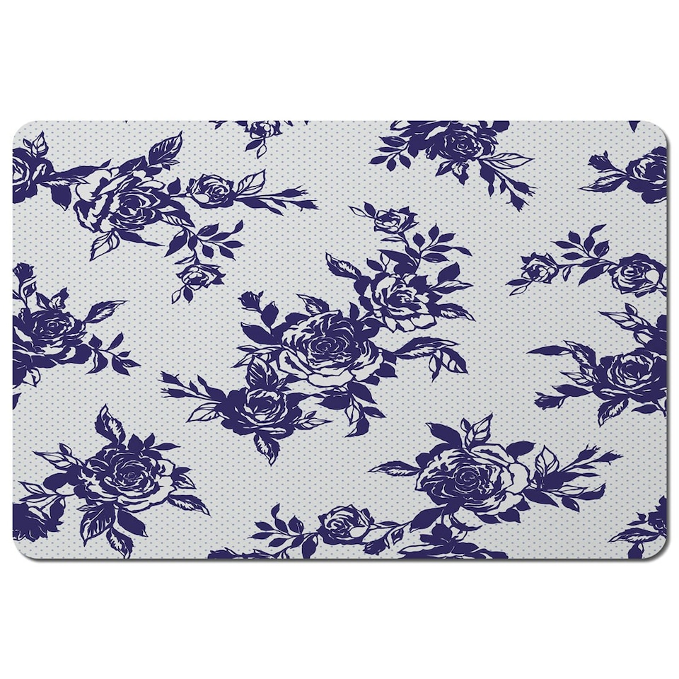 Roses Print On Polka Dots (Placemat)