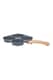image 3 of Living and Home Multifunctional Non-stick 4 Compartment Frying Pan With Visible Lid | Grey