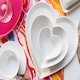 image 2 of Mikasa Serving Platter White Porcelain Heart Shaped 30cm