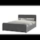image 1 of 5ft Dark Grey Brushed Velvet Gas Lift Ottoman Bedframe