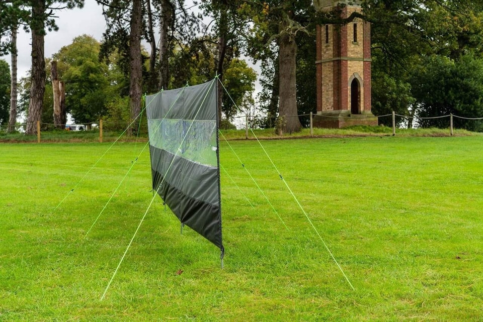 image 1 of Charcoal Compact Vision Windbreak