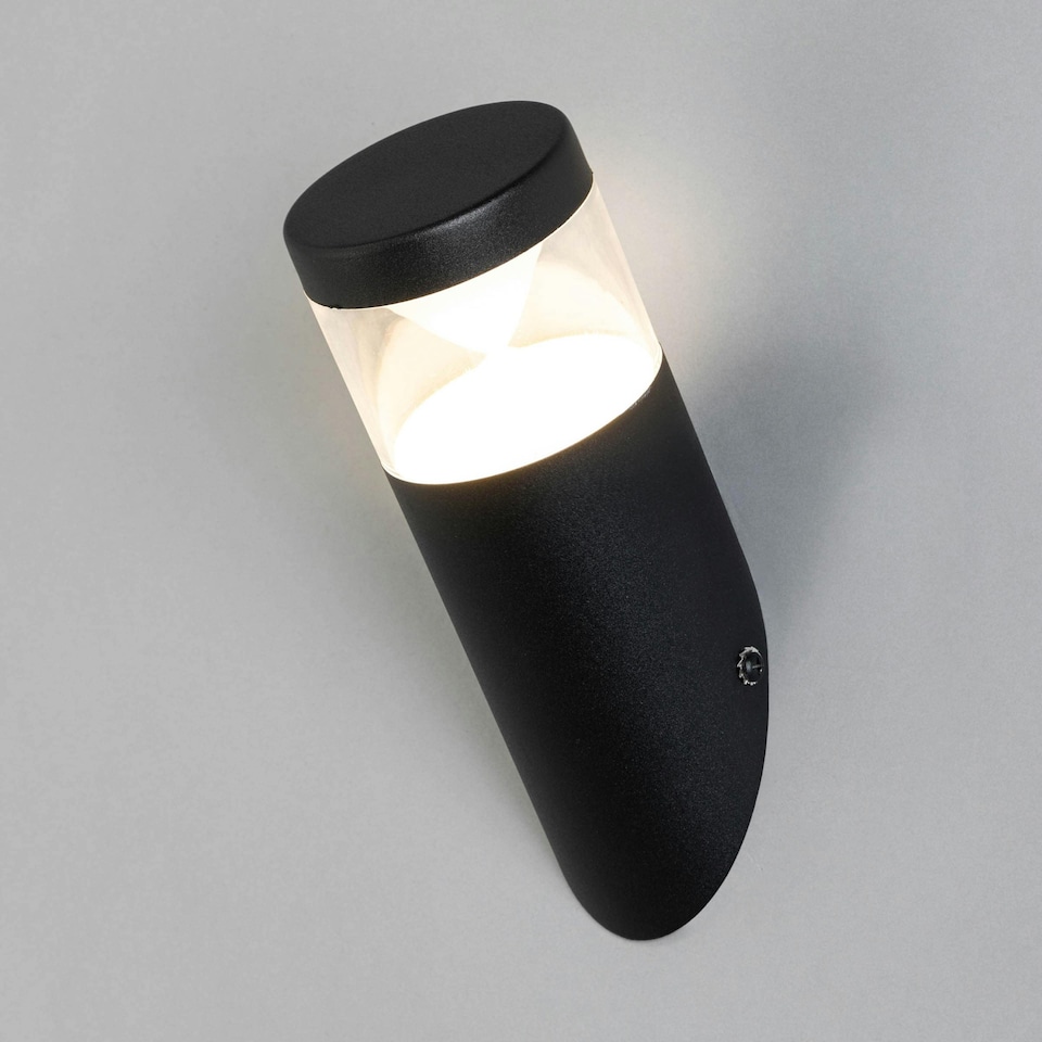 image 1 of BHS Asher Outdoor Wall Light, Black