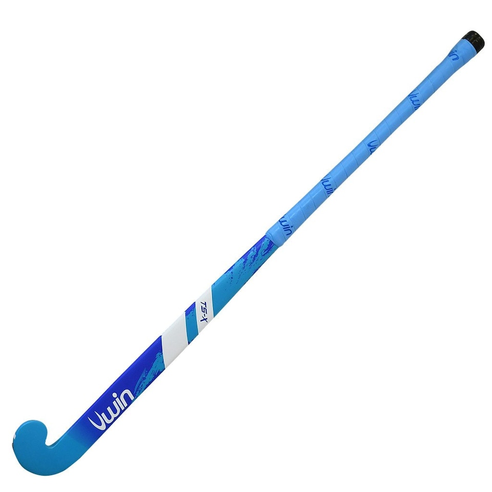 image 1 of Uwin TS-X Hockey Stick - Aqua Blue/Royal Blue - 37.5in