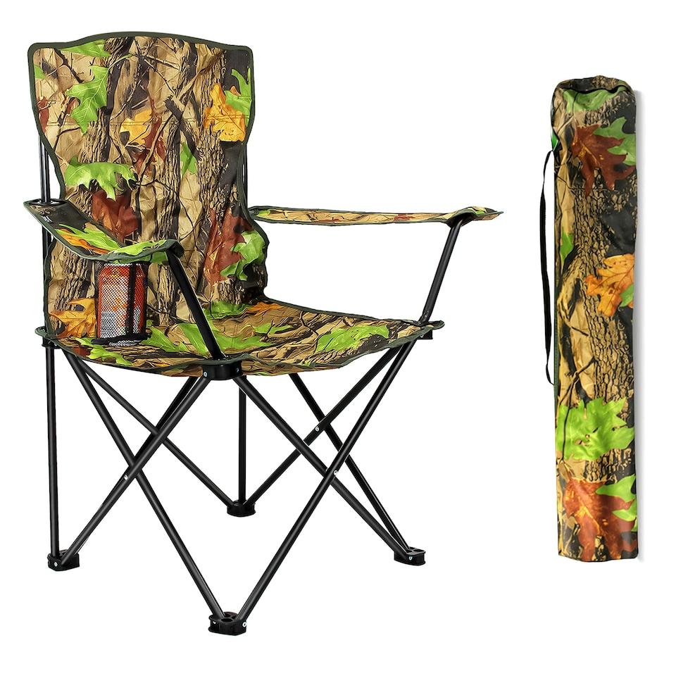 image 1 of Folding Outdoor Chair Camping Garden Fishing Seat Furniture Portable Foldable | Multi